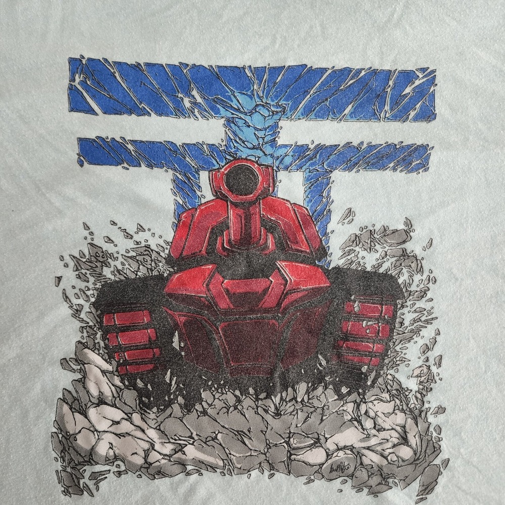 Corpus Animus Red Tank Logo Light Blue T-Shirt Men's L